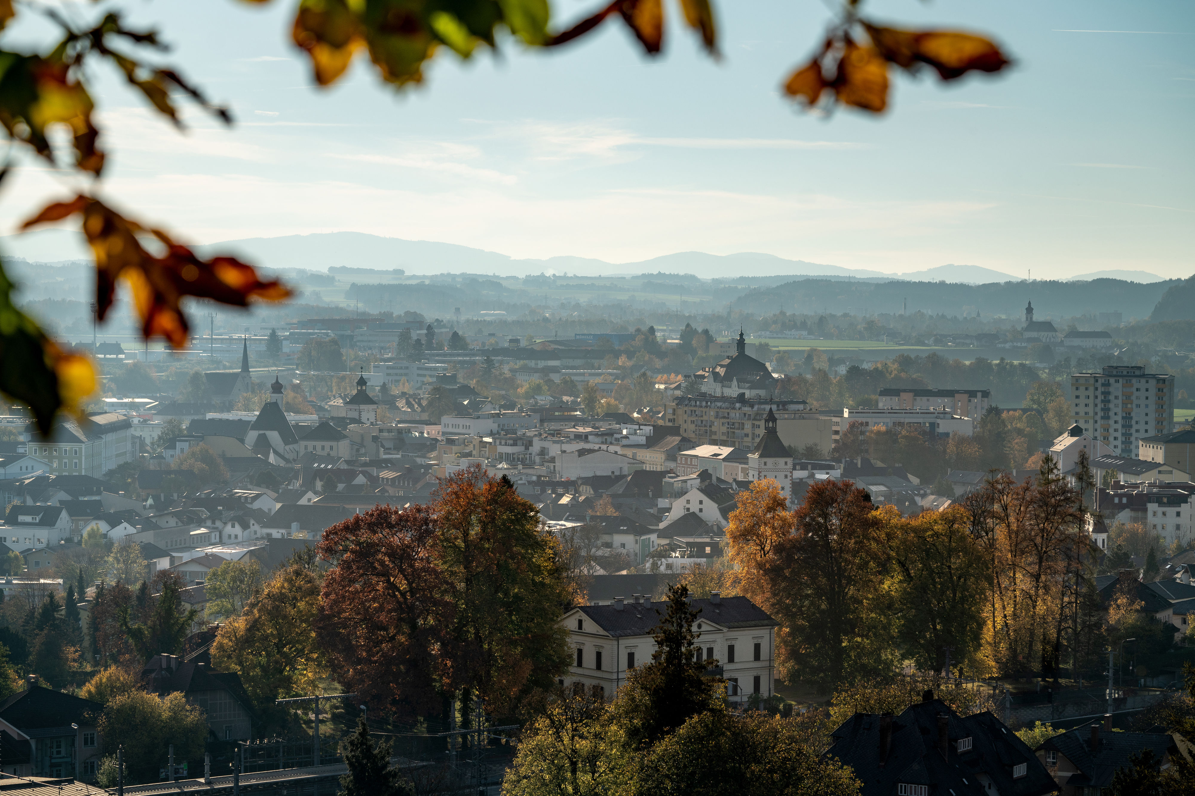 BERGFEX: Panoramakarte Vöcklabruck: Karte Vöcklabruck - Alm - Vöcklabruck