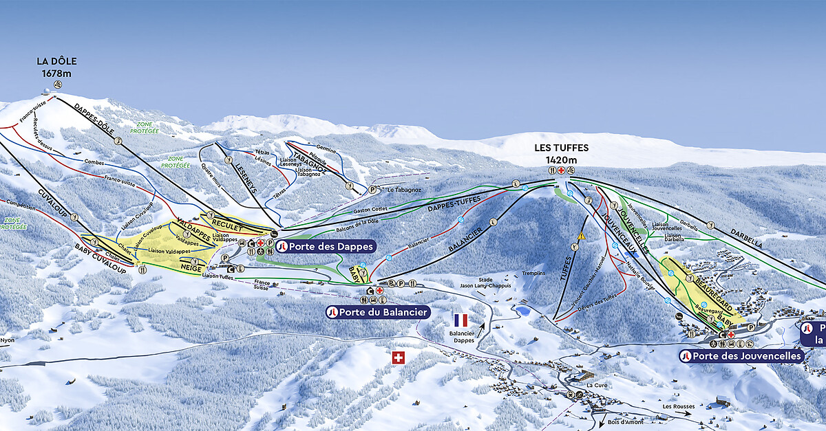 Webcams en La DÃ´le - Jura sur LÃ©man - bergfex