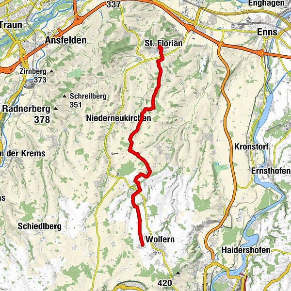 N11b Benedikt P... - BERGFEX - Pilgerweg - Tour Oberösterreich