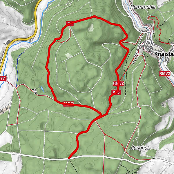 Kransberg Hessenkopf BERGFEX Wanderung Tour Hessen