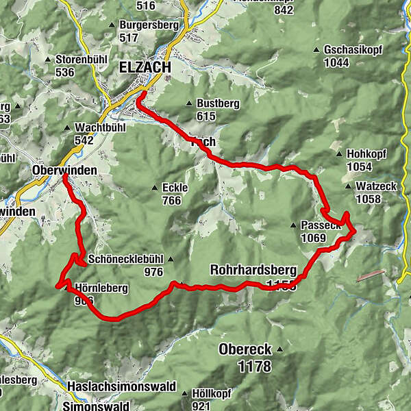 Über Hörnleberg und Rohrhardsberg ins Natur und