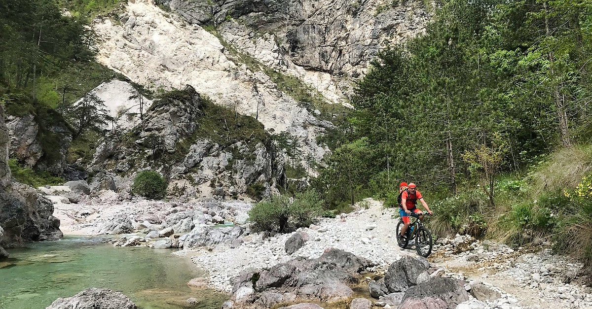 Moggio Udinese, Italien BERGFEX Mountainbike Tour FriaulJulisch