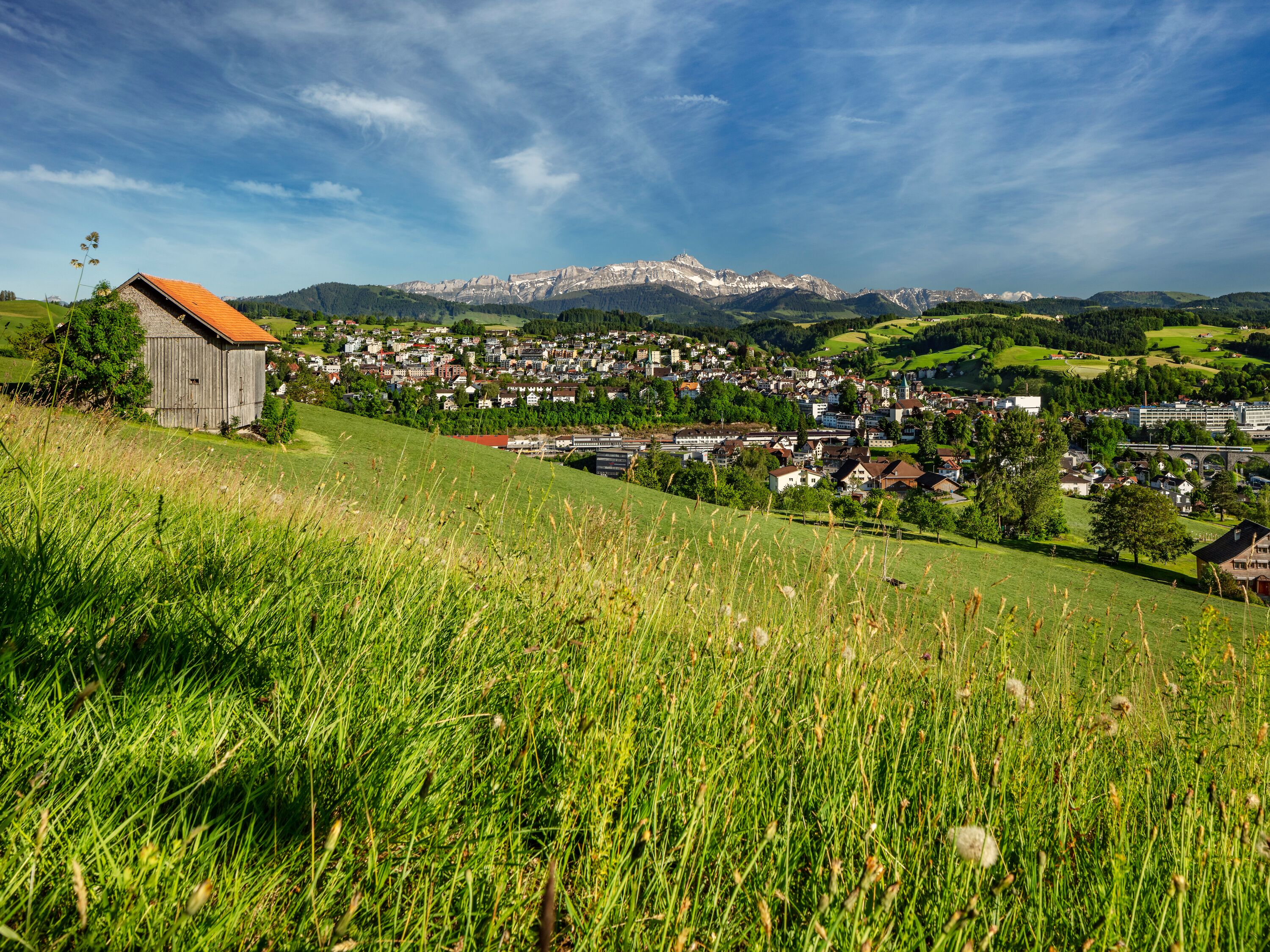 BERGFEX: Panoramakarte Appenzellerland: Karte Appenzellerland - Alm