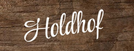 Logotipo Holdhof