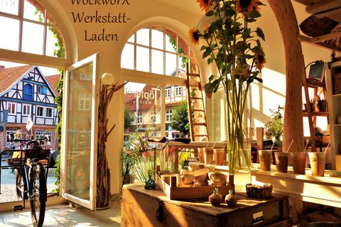 Einblick und Ausblick in den Werkstattladen