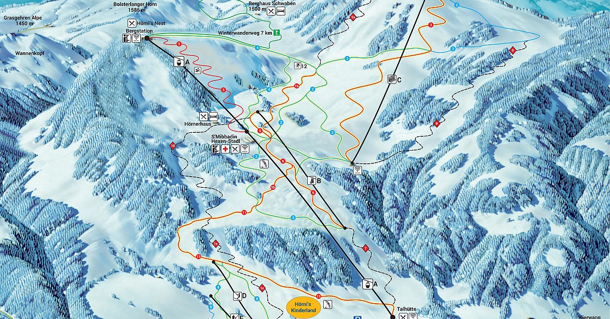 BERGFEX: Station de ski Bolsterlang / Hörnerbahn - Vacances de ski  Bolsterlang / Hörnerbahn