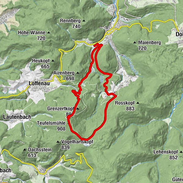 Bad Herrenalb Wanderheim Teufelsmühle Teufelsmühle