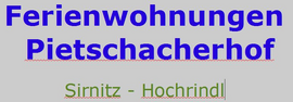 Logo Ferienwohnungen am Pietschacherhof