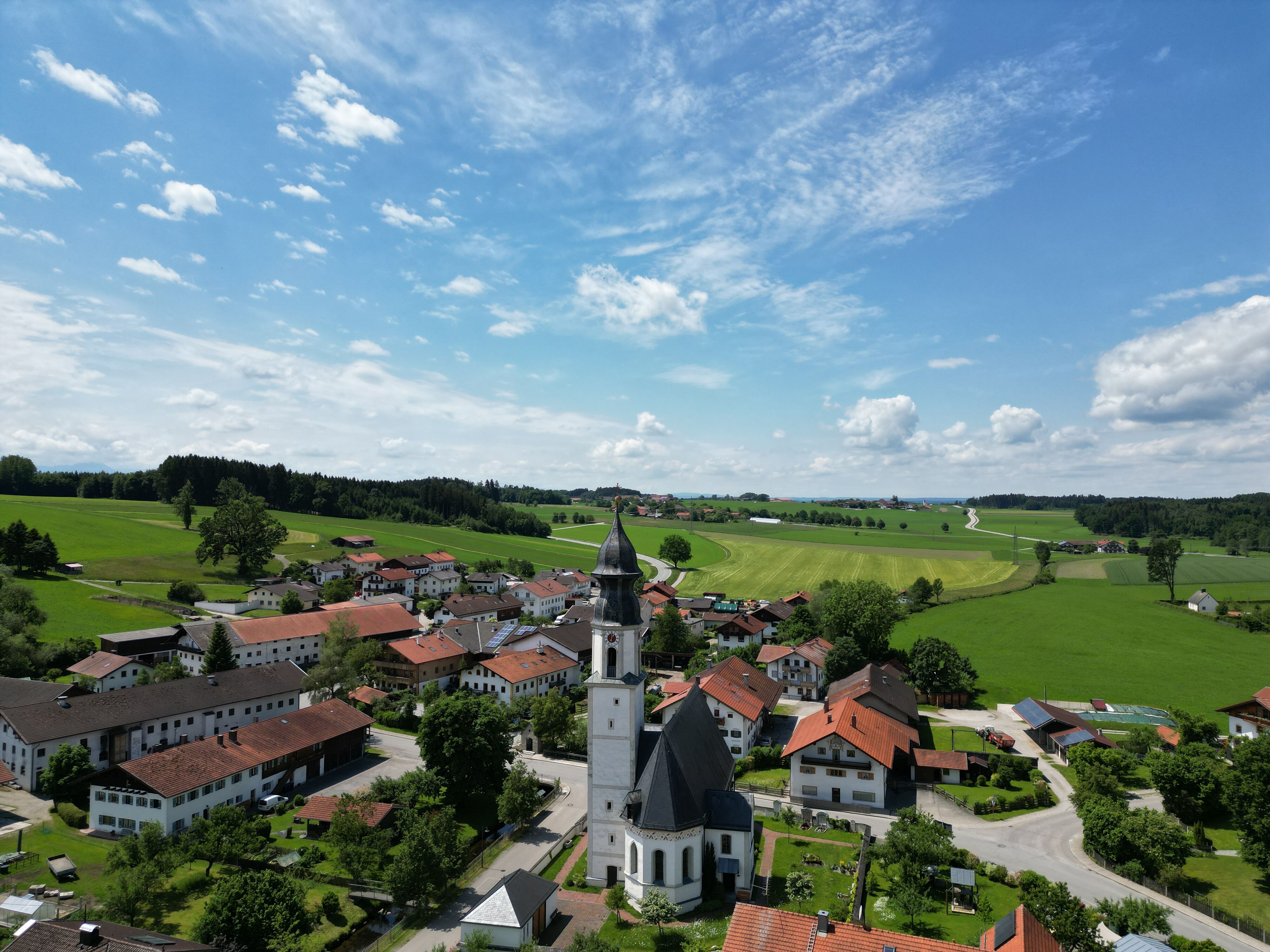 BERGFEX: Panoramakarte Söchtenau: Karte Söchtenau - Alm - Söchtenau