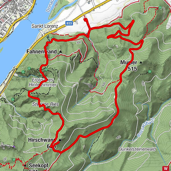 Gemeinde RossatzArnsdorf Sankt Lorenz Hirschwand BERGFEX