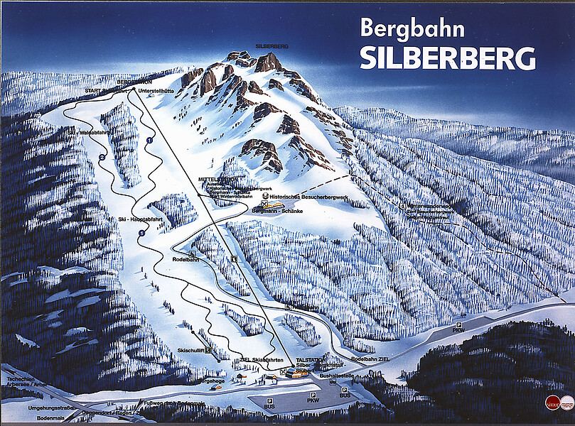 PistenplanSkigebiet Bodenmais - Silberberg