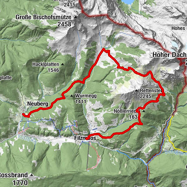 Salzburger Almenweg Stage 22 Filzmoos Hofalmen Neuberg BERGFEX