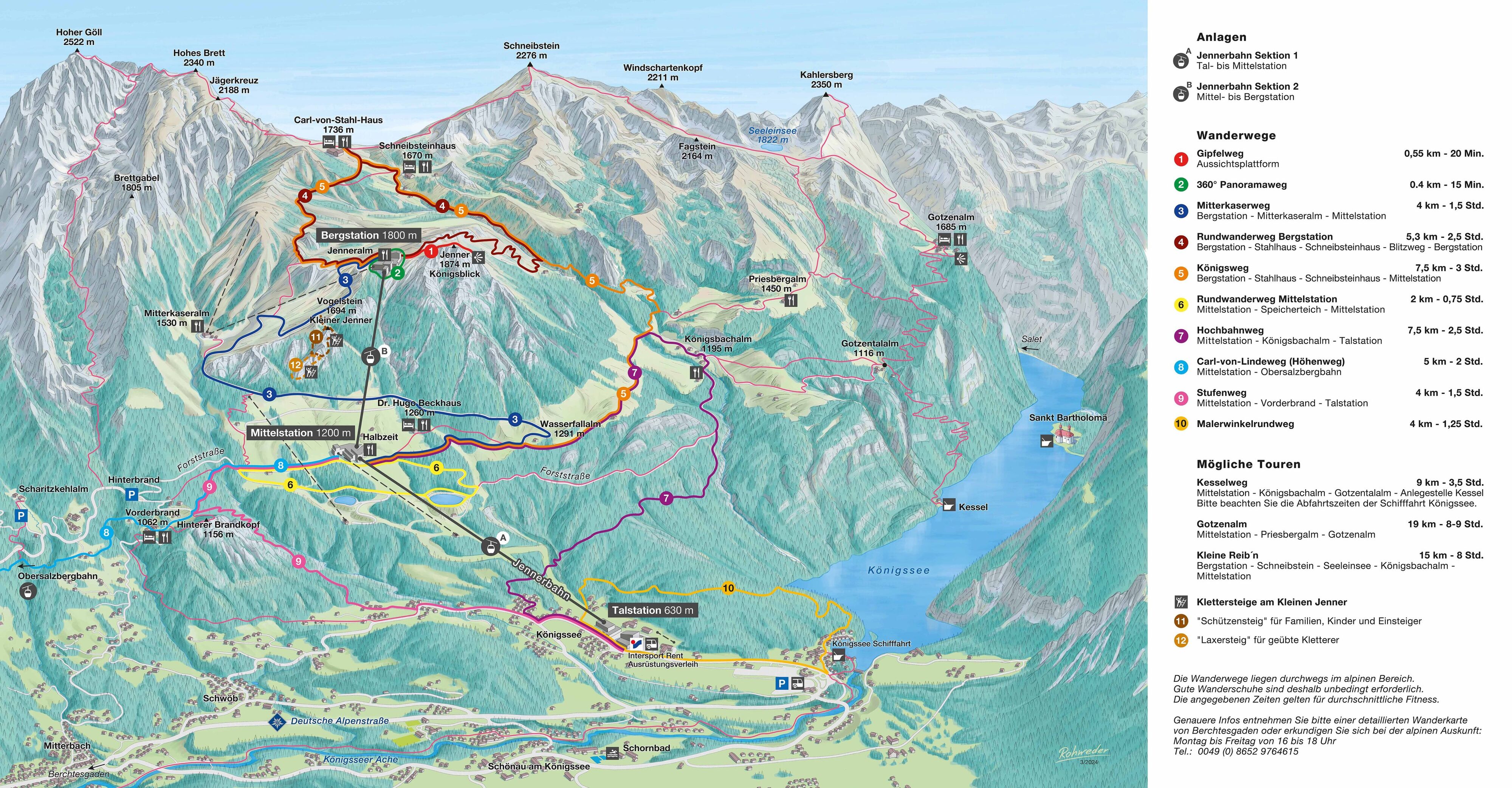 BERGFEX Skigebiet Jenner Schönau am Königssee Berchtesgadener Land