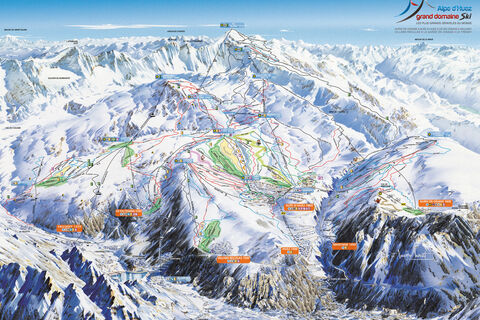 Sports d'hiver - SKI - Ancien insigne de SKI - ALPE D'HUEZ