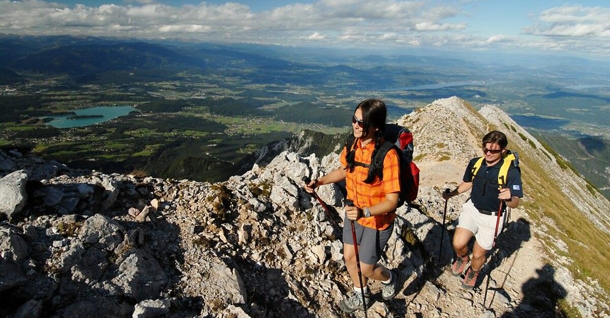 Mittagskogel Rundwanderung BERGFEX Wanderung Tour Kärnten