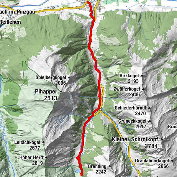 Mittersill: Hintersee Gravel - BERGFEX - Radfahren - Tour Salzburger Land