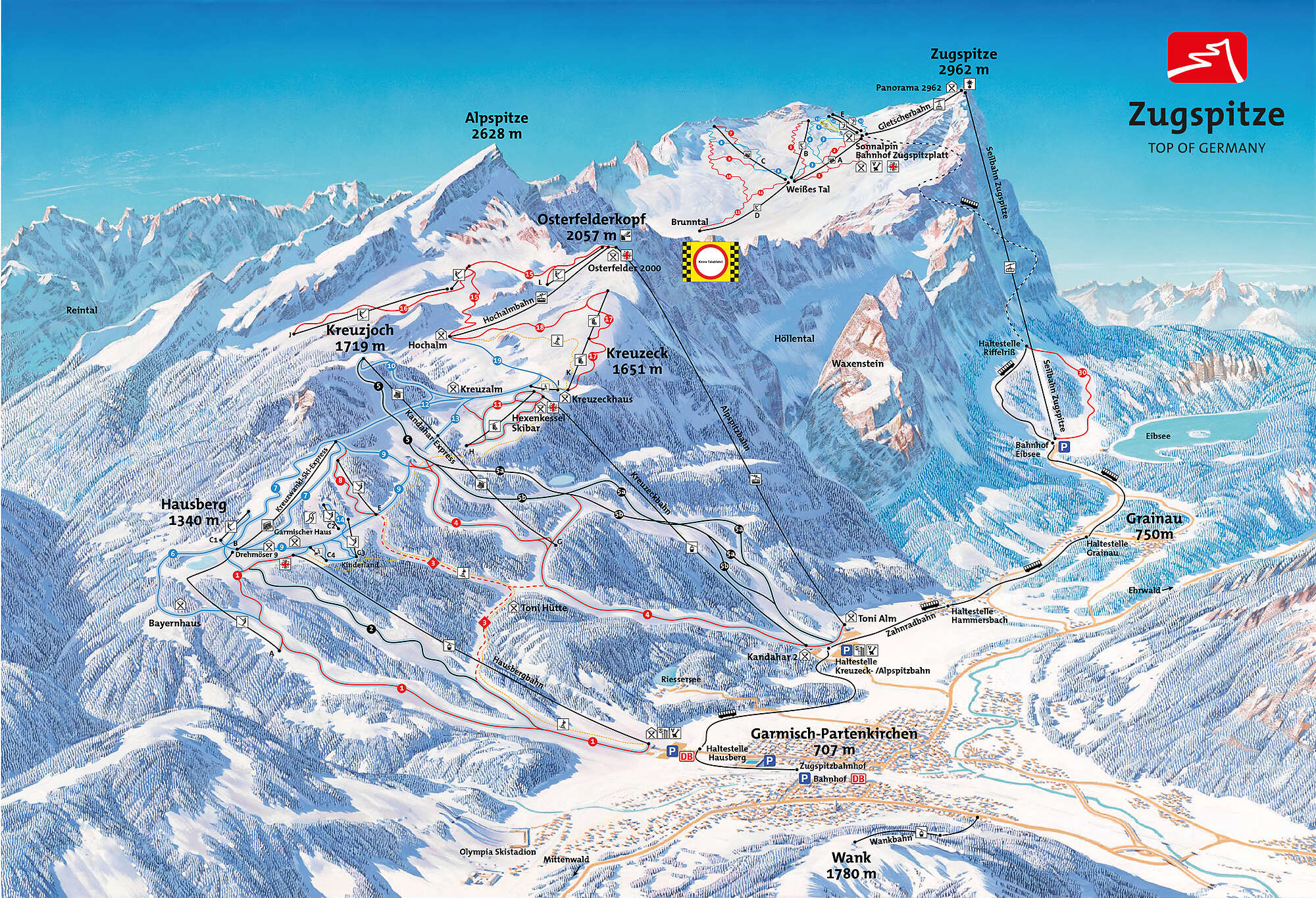 BERGFEX: Station de ski Garmisch-Classic - Vacances de ski Garmisch-Classic