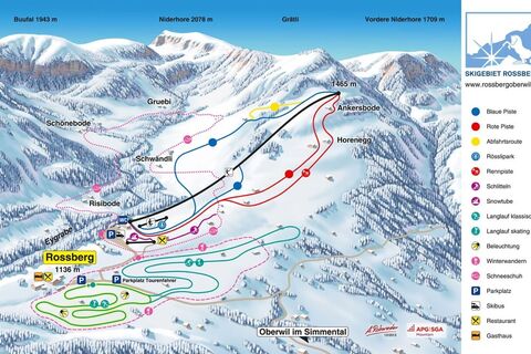 Hiihtoalue Rossberg - Oberwil