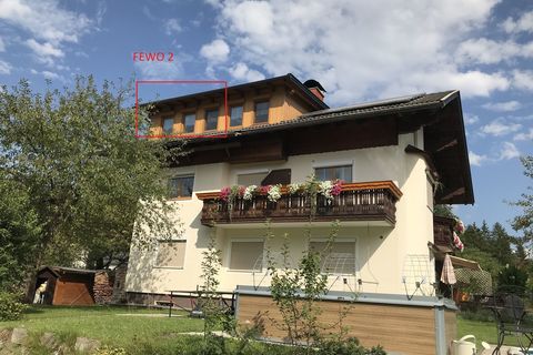 FEWO 2 im rot gekennzeichneten Bereich -Haus Astner Westansich