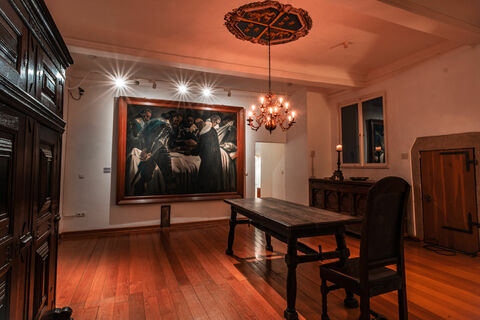 Obduktionszimmer in der Gustav-Adolf-Gedenkstätte