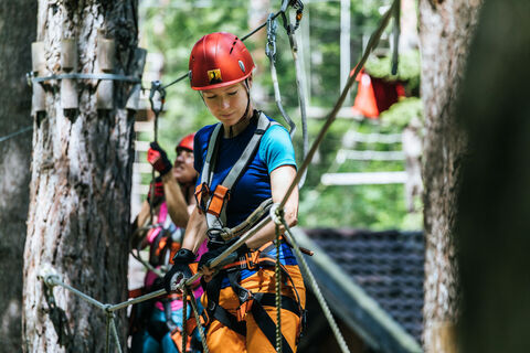 Kletterspaß im Abenteuerpark Achensee in Achenkirch