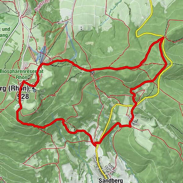 Extratour Kreuzbergtour Bischofsheim Rhön Bergfex Wanderung Tour Bayern 9562