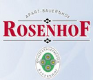 Logotyp Rosenhof – Premium Apartments & Wellness & Erlebnisbauernhof