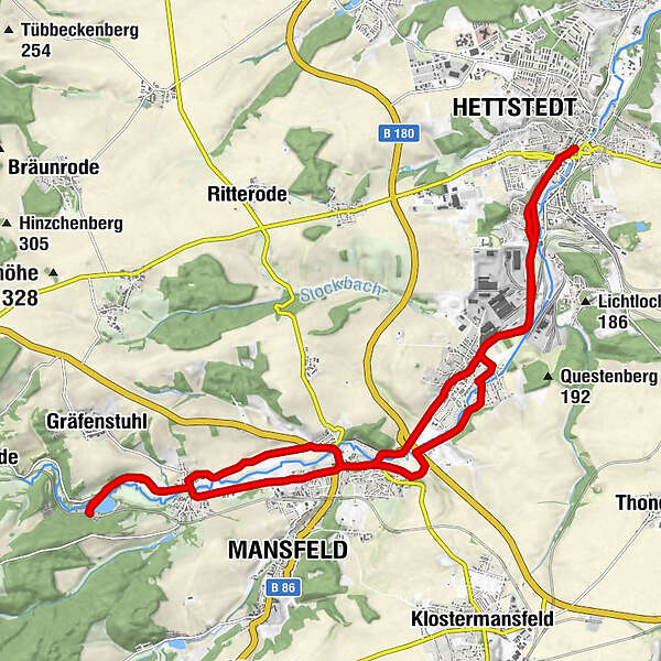 Tagesausflug zum Vatteröder Teich BERGFEX Radfahren Tour Sachsen