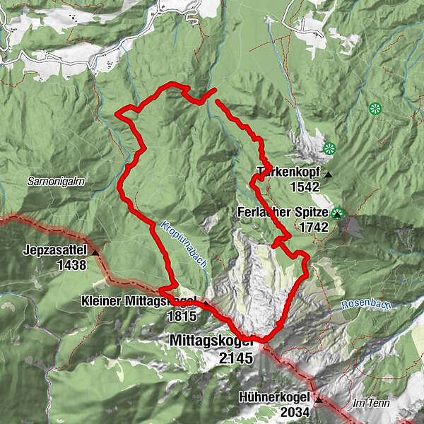 Mittagskogel M Nordostgrat Bergfex Wanderung Tour K Rnten