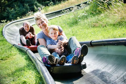 Sommerrodeln - ein Spaß für die ganze Familie