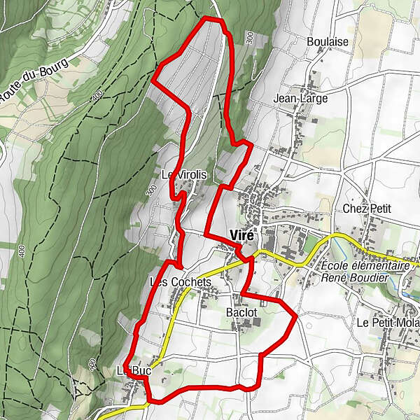 Viré, La Montagne Et Son Vignoble - BERGFEX - Wanderung - Tour Burgund ...