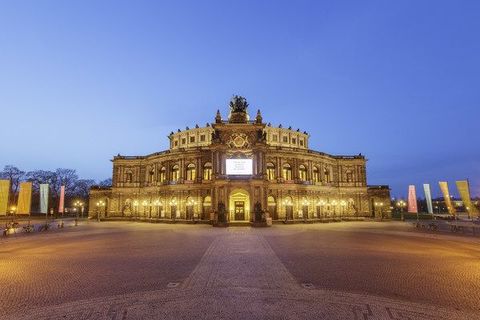 Semperoper Dämmerung