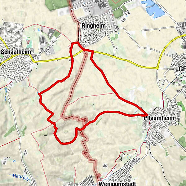 GeoparkRundweg WartturmWeg (P1) BERGFEX Wanderung Tour Bayern