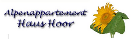 Logo Alpenappartement Haus Hoor