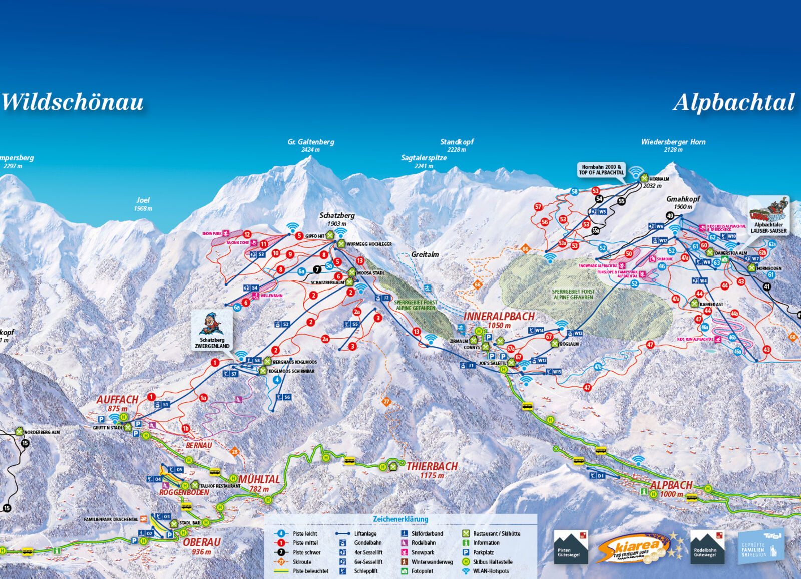 Pistenplan Skigebiet Alpbach / Ski Juwel Alpbachtal Wildschönau Pistenplan Skigebiet Alpbach / Ski Juwel Alpbachtal Wildschönau