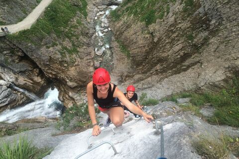 Erlebnissklettersteig Simmswasserfall