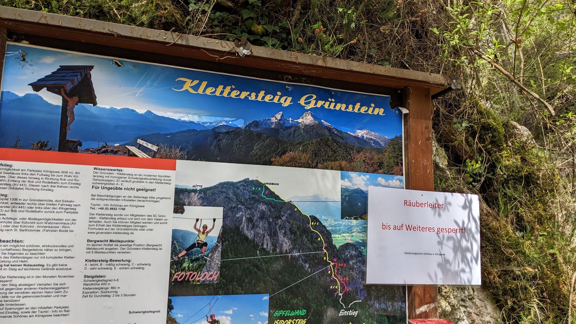 Gr nstein Klettersteig Klettersteig Bayern Bergfex