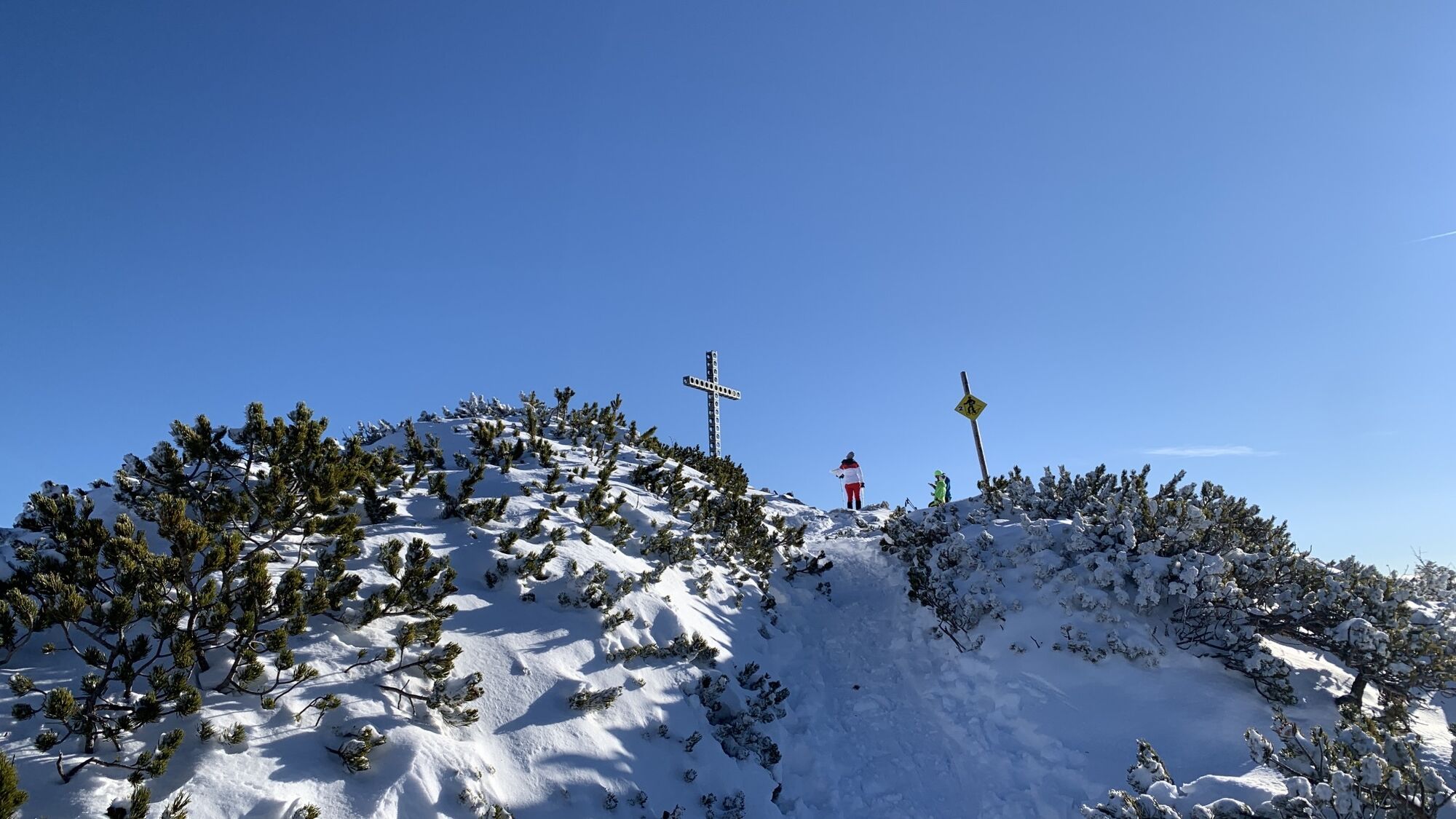 Schneeschuhwanderung Feuerkogel Alberfeldkogel BERGFEX Schneeschuh