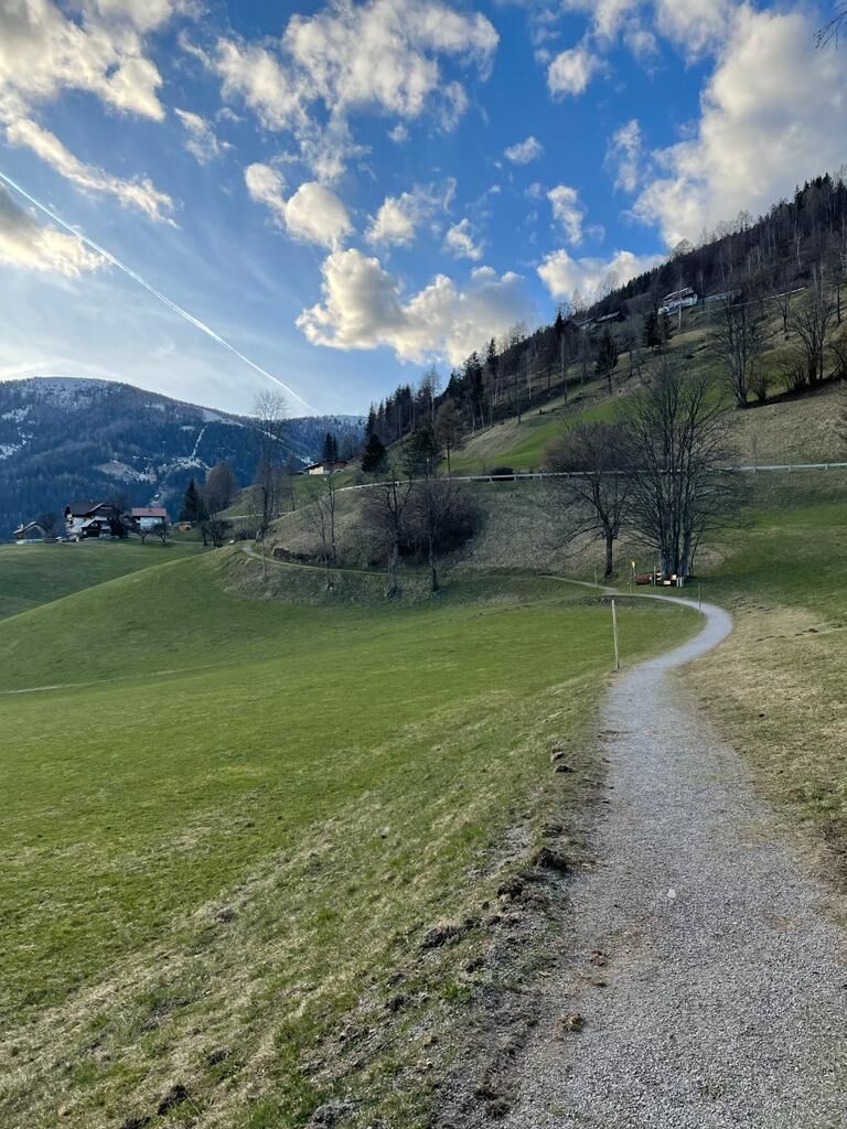 Blick von der evangelischen Kirche in Bad Kleinkirchheim
