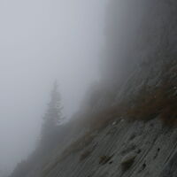 was wären die Berge ohne den Nebel? - Genau, sie wären sichtbar!