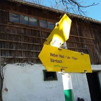 Wegbeschilderung "Goarl Schuster"