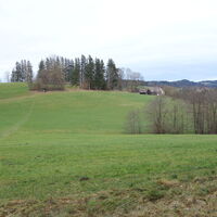 Blick Zehethofer Höhe und das Gehöft Zehethof