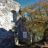 Die Burgruine Falkenstein - Deutschlands höchstgelegene Burgruine