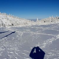 Zur Höllentalaussicht gerade den Schneestangen entlang