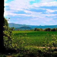 Aussichtspunkt nach Süden (böhmische Berge)