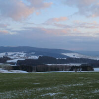 Blick auf das Oberbecken Markersbach