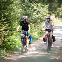 Unterwegs auf dem Naturpark Radweg