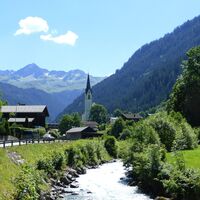 Silbertal mit der Lobspitze im Hintergrund