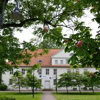 Kniestedter Herrenhaus in Salzgitter-Bad von der B248 aus gesehen