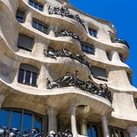 Casa Mila in Barcelona Spanien
